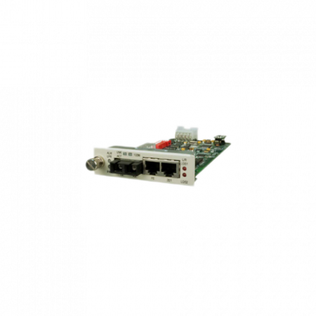 Карта 2xE1, 1xFE, встроенный трансивер для установки в шасси RC001-1