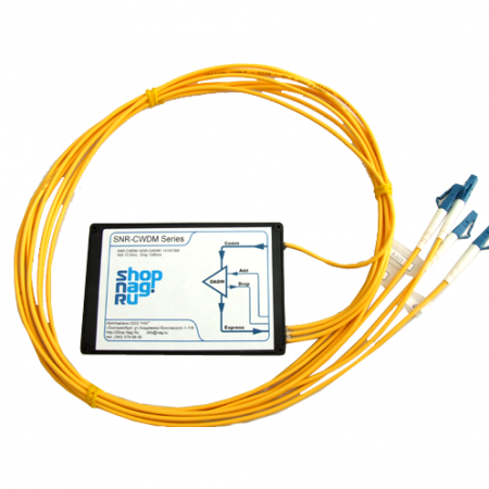 Модуль Add/Drop SNR-DWDM-OADM1-1550.12/1531.12  для одноволоконных DWDM сетей