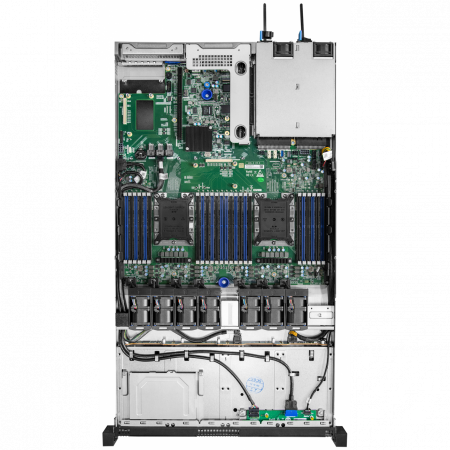Серверная платформа SNR-SR1204RS, 1U, Scalable, DDR4, 4xHDD, резервируемый БП
