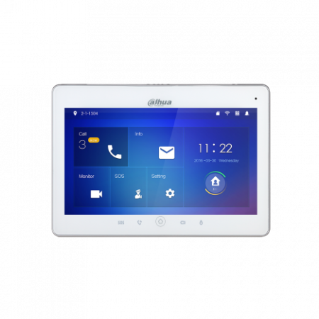 Монитор IP-видеодомофона Dahua DH-VTH5241DW 10 дюймов, карта памяти до 32Гб, DC12В/PoE(802.3af)