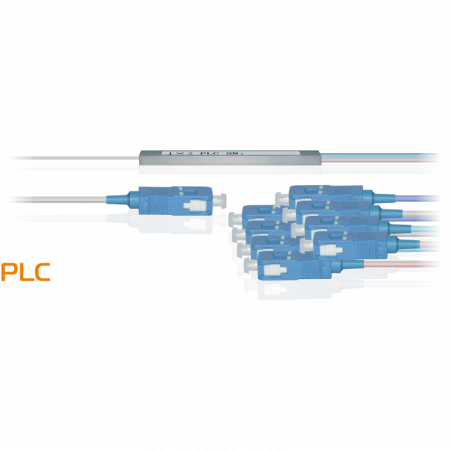Делитель оптический планарный бескорпусный SNR-PLC-M-1x8-SC/UPC