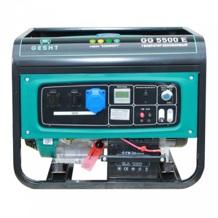 Бензогенератор GESHT GG5500E