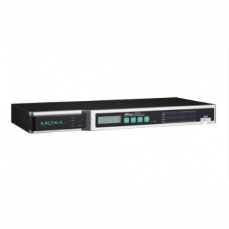 NPort 6650-16 16-портовый преобразователь RS-232/422/485 в Ethernet с расширенным набором функций, с расширенным диапазоном температур