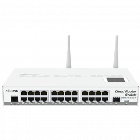 Коммутатор Cloud Router Switch Mikrotik 125-24G-1S-2HnD-IN (RouterOS L5)