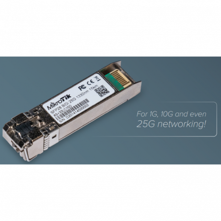 Комплект модулей Mikrotik SFP/SFP+/SFP28, дальность до 15км, 1270nm + 1330nm, SM, LC
