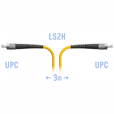 Патчкорд оптический FC/UPC SM  3m