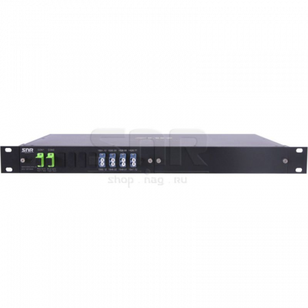 Мультиплексор DWDM двухволоконный 4-канальный в 1/2-слоте