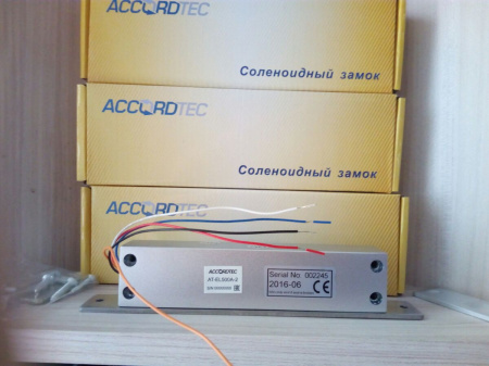 Электромеханический соленоидный замок AccordTec AT-EL500A-2