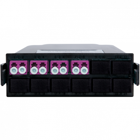 Кассета распределительная MPO/UPC на 8 LC/UPC портов, MM (OM4)