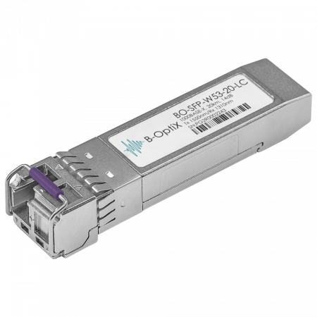 Модуль B-OptiX SFP WDM, дальность до 20км LC (14dB), 1550нм