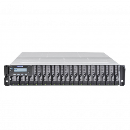 Система хранения данных Infortrend DS3024RUB-C Gen2 (2xCtrl, до 24xHDD, 2xSAS12G внеш. порт, 2x4GB, 8x1G портов iSCSI)