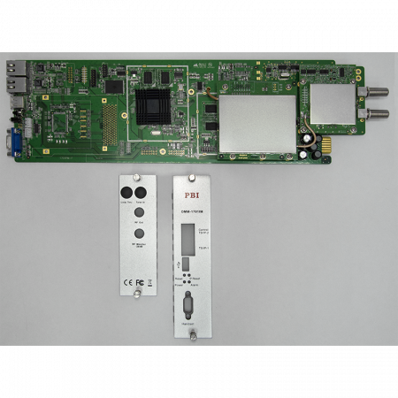 Модуль профессионального IPTV приёмника и двойного аналогового модулятора PBI DMM-1701IM-04