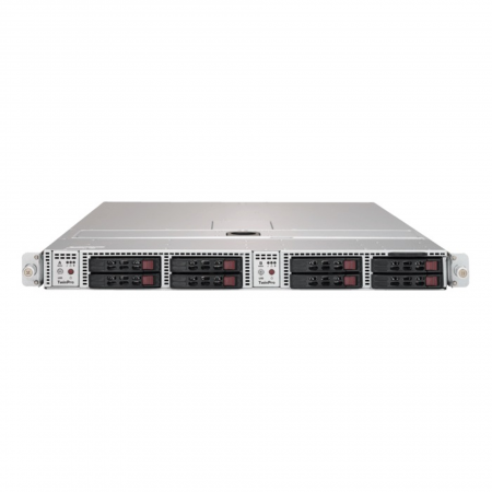 Платформа Supermicro 1U SYS-1029TP-DTR, до 4 процессоров Intel Xeon Scalable, DDR4, 8x2.5 HDD, 4x10GBase-T