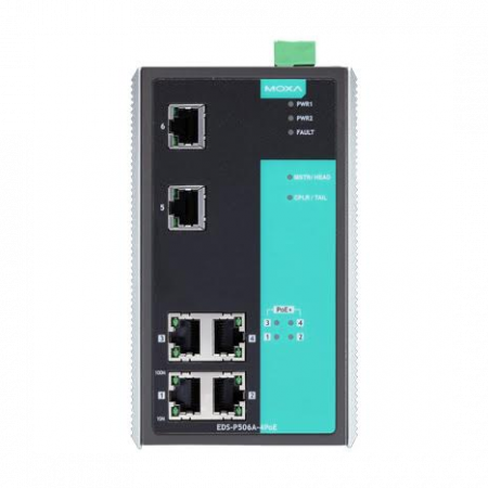 Коммутатор Moxa EDS-P506A-4PoE
