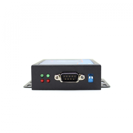 1-портовый конвертер интерфейсов RS232/RS422/RS485 в Ethernet TCP/IP, металл корпус