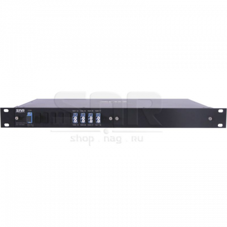 Мультиплексор DWDM одноволоконный 4-канальный в 1/2-слоте