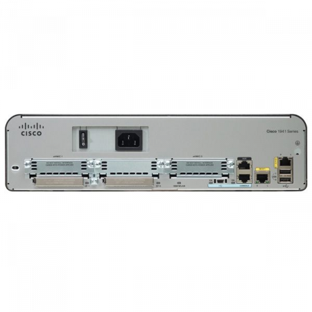 Маршрутизатор Cisco 1941 (некондиция, отломано одно из креплений в слоте для модулей EHWIC)