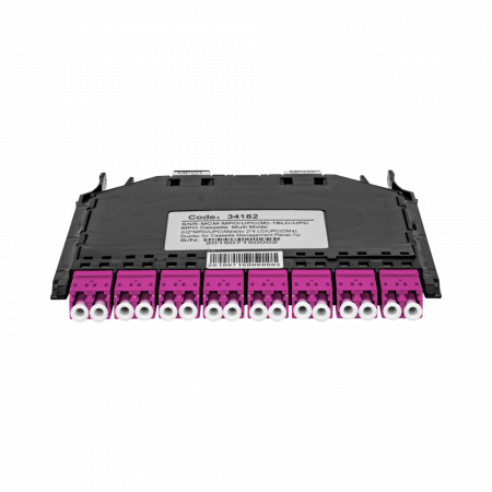 Кассета распределительная MPO/UPC на 16LC/UPC портов MM (OM4) для SNR-CMP-144P