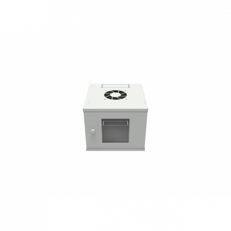 Шкаф телекоммуникационный настенный 4U, 10 294х300х243мм серия LITE (стеклянная дверь)