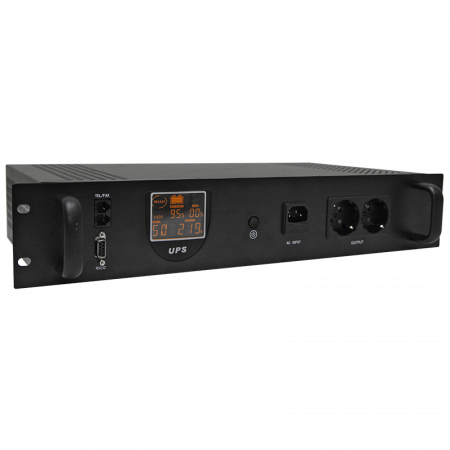 Источник бесперебойного питания Line-Interactive, 600 VA, Rackmount LCD