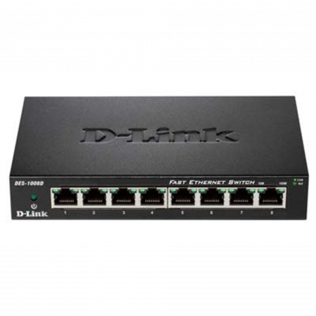 Коммутатор D-Link DES-1008D