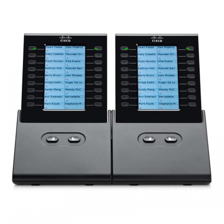 Блок расширения Cisco CP-CKEM-C для телефонных аппаратов Cisco CP-8900, CP-9900, черный