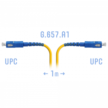 Патчкорд оптический SC/UPC SM G.657.A1 1 метр