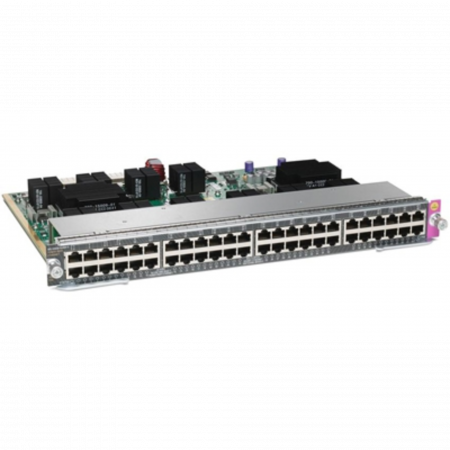 Модуль Cisco Catalyst WS-X4648-RJ45V+E (некондиция, 3 порта работают только на скорости 100Мбит/с)
