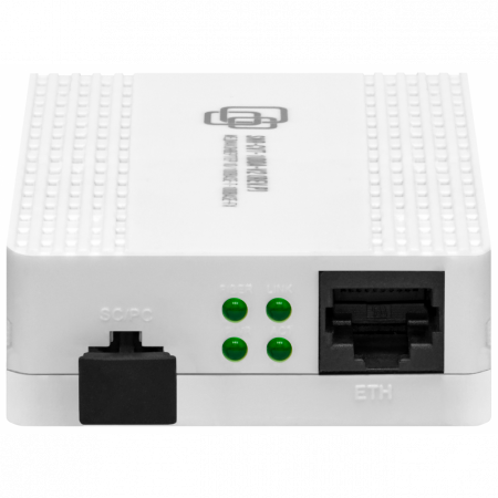 Медиаконвертер 100-Base-T/100Base-FX, Tx/Rx: 1310/1550нм, V2, пластиковый корпус