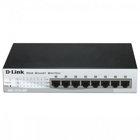 Коммутатор D-Link DES-1210-08P
