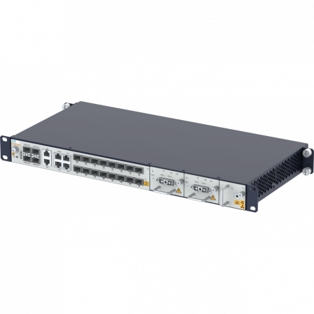 OLT ZTE   ZXA10 C610E/8G-T-DC с 8 портами GPON (SFP), 4хSFP+, 2xRJ-45, 2xБП DC