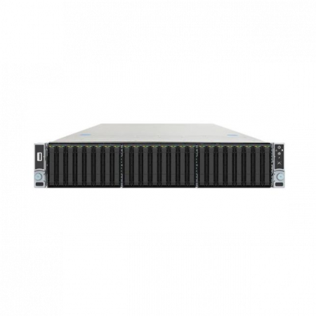 Серверная платформа Intel R2224WFTZSR 2U, до двух процессоров Intel Scalable, 24xDDR4, 24x2.5 HDD, 2x10Gb Base-T, 2xM.2 PCI-Ex4, 2x1300W PSU