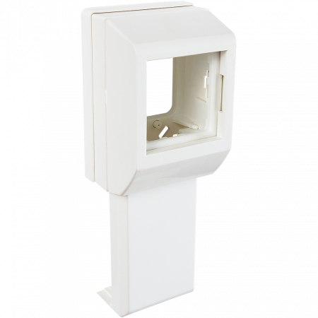 Суппорт с рамкой на 1 пост (45х45) вдоль профиля универсальный 