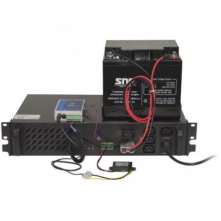 Источник бесперебойного питания Line-Interactive, 500 VA, Rackmount, без встроенных АКБ (ток заряда 4А)
