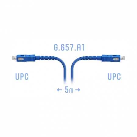 Патчкорд оптический армированный SC/UPC 5метров