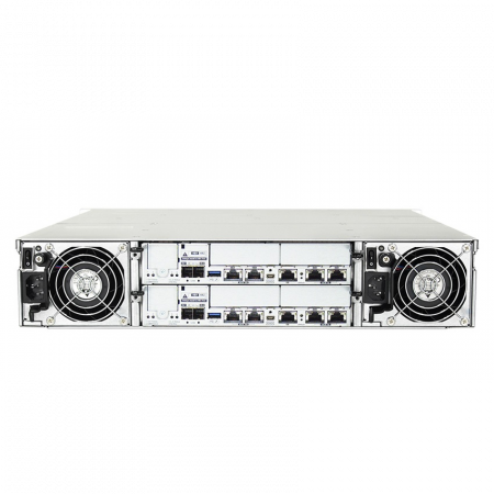 Система хранения данных Infortrend GS3024RCBF-D (2xCtrl, до 24xHDD, 4xSAS12G внеш. порт, 4x4GB, 4x1G порта iSCSI)
