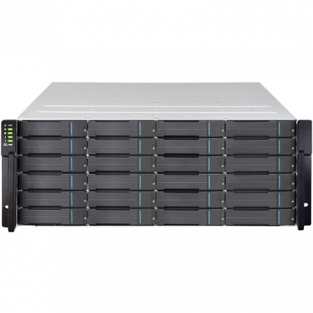 Система хранения данных Infortrend GS3024R2CF-D (2xCtrl, до 24xHDD, 4xSAS12G внеш. порт, 4x4GB, 8x10G портов iSCSI)