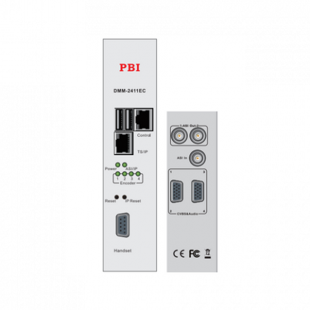 Модуль 4х канального H.264 HD/SD кодера/транскодера PBI DMM-2410EC-H для цифровой ГС PBI DMM-1000