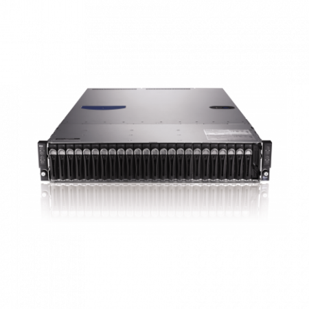 Сервер Dell PowerEdge C6220, 8 процессоров Intel Xeon 8C E5-2680 2.70GHz, 128GB DRAM, 24 отсека под HDD 2.5