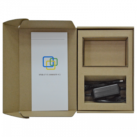 Медиаконвертер  10/100/1000-Base-T / 1000Base-FX с SFP-портом