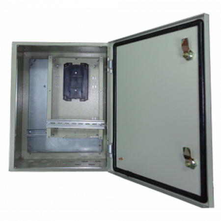 Металлический шкаф  с установленым оптическим кросом для PSW-2G-UPS