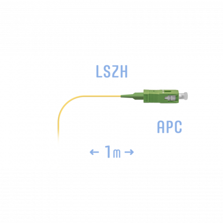 Пигтейл SC/APC SM (0.9) 1 m