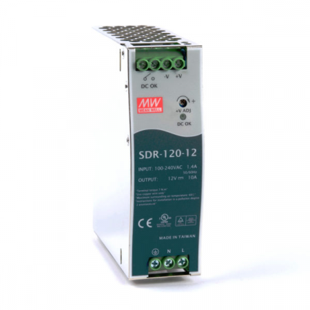 SDR-120-12 Блок питания на DIN-рейку, 24В, 40А, 960Вт Mean Well
