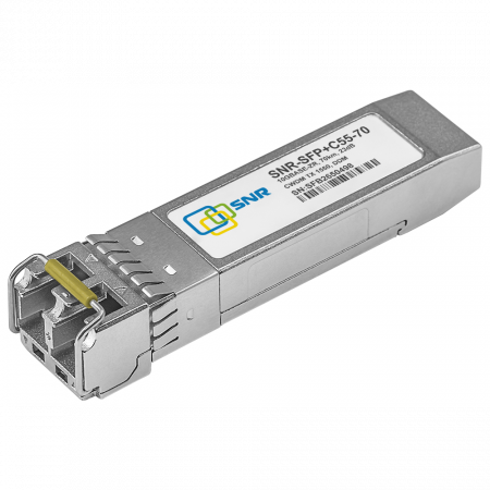Модуль SFP+ CWDM оптический, дальность до 70км (23dB), 1550нм