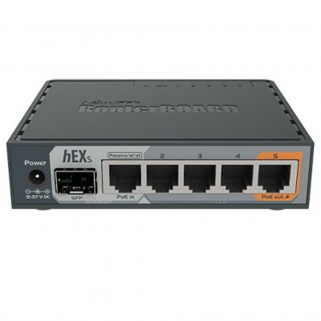 Маршрутизатор MikroTik hEX S RB760iGS