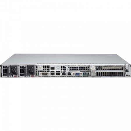 Серверная платформа Supermicro SuperServer 1U 6018RWTR no CPU(2) E5-2600v3/ no memory(16)/ on board C612 RAID 0/1/5/10/ no HDD(4)LFF/ 2xGE/ 2xFHHL, 1x