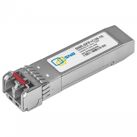 Модуль SFP+ CWDM оптический, дальность до 10км (10dB), 1390нм