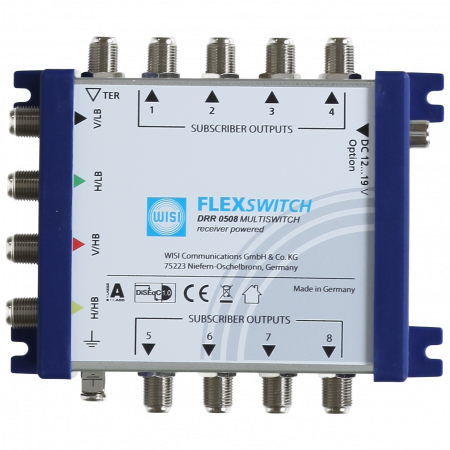 Мультисвитч WISI FLEXSWITCH 5х16 с питанием от ресивера