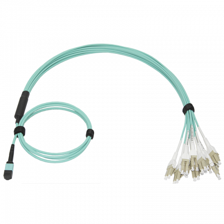 Патчкорд оптический MPO-24LC, DPX, MM 2 метра