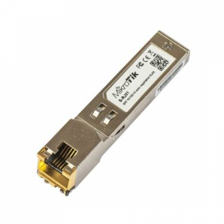 Модуль Mikrotik SFP медный, 10/100/1000M, RJ45